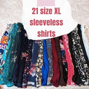 Bundle 21 size XL sleeveless tops